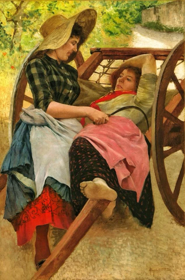 Angiolo - Contadine al riposo